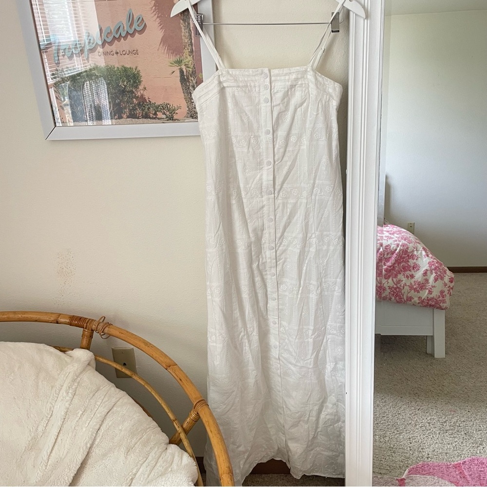 PEPPERMAYO Cole Maxi Dress in White Size US 0